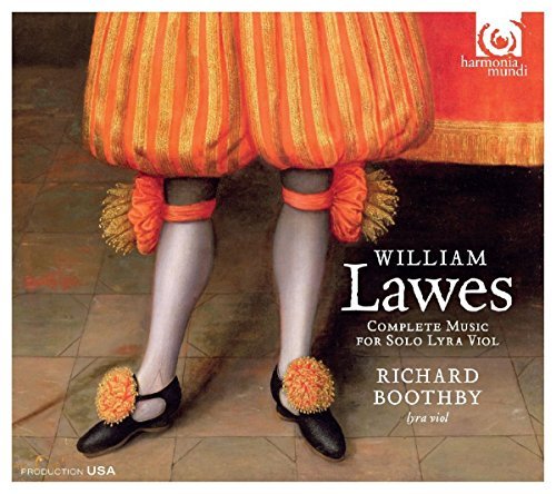 [Album Cover: William Lawes: Complete Music For Solo Lyra Viol by Richard Boothby]